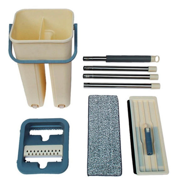 Balde Mopa Cubo Trapeador Escurridor Secado Rápido 1