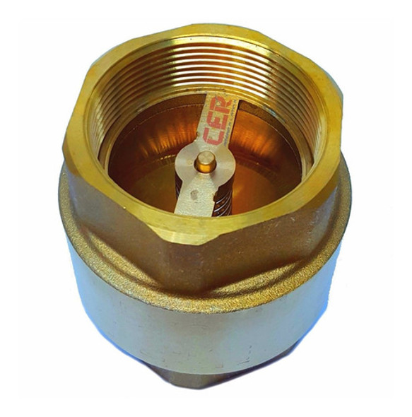 Valvula De Retencion Beyca De Agua De Bronce 1 1/2 Pulgada 0