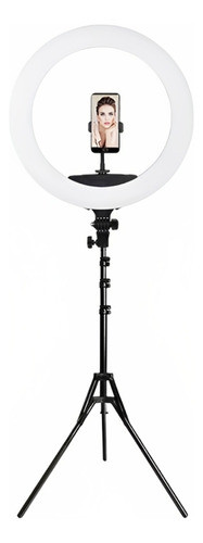 Aro De Luz Led De 26cm De Diametro Con Tripode Y Soportes 1