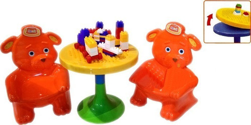 Rondi 2 Sillas Y Mesa De Construccion Con Bloques Jeg 3130 1