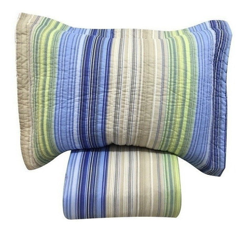 Cubrecamas Twin Verano Rayas Cover 1 Plaza Funda Rollerhoy 0