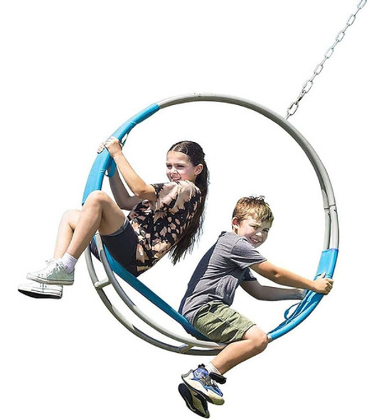 Hearthsong 40-inch Steel-frame Aerial Hoop Spinning Round Tr 0