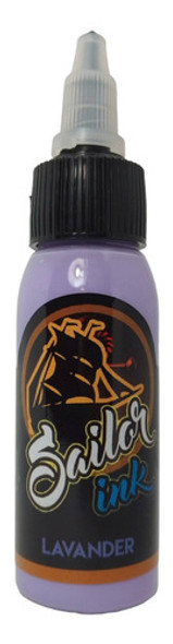 Tinta Para Tatuaje Sailor Ink Lavanda 1 Fl Oz. 1 Tinta Para Tatuaje Sailor Ink Lavanda 1 Fl Oz. 1
