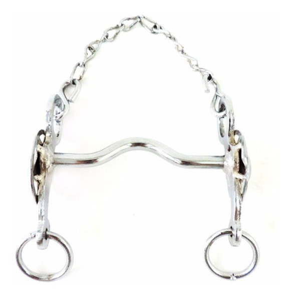 Freno Para Caballo Cromado Medio Puente Copa Chica Crespo 0 Freno Para Caballo Cromado Medio Puente Copa Chica Crespo 0