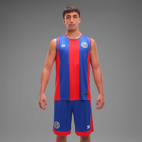 Atomik San Lorenzo de Almagro 2025 Basketball Jersey Tank – Home Edition
