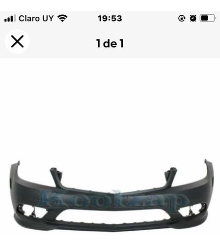 Mercedes W204 08/11 Paragolpe Delantero Original Okm 0