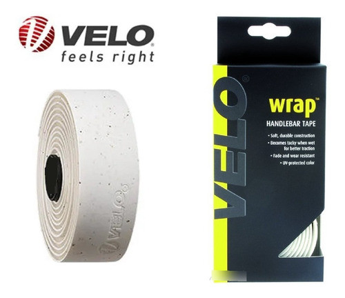 Cinta Velo Blanca Con Pintitas Para Manillares De Ruta 1