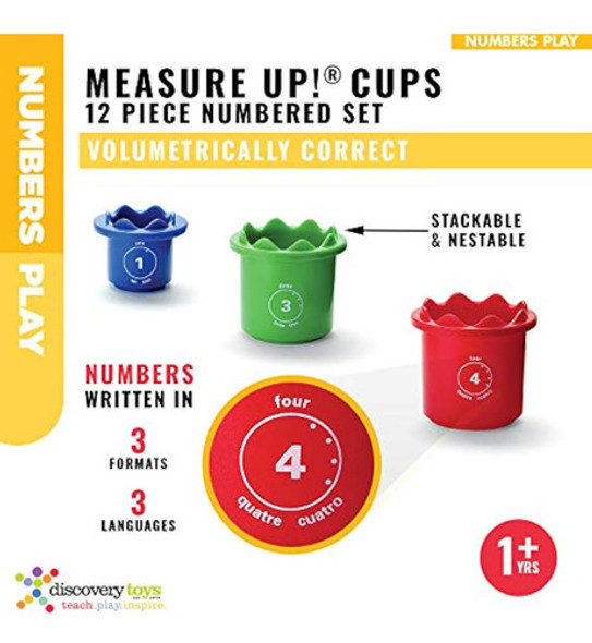 Discovery Toys Tazas Measure Up! | Juego Educativo 1