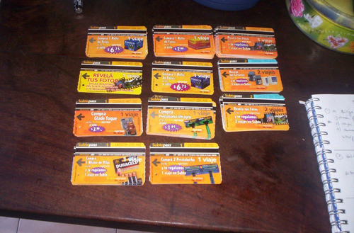 Tarjetas Subtepass Serie Subtexpress Año 2003 Lote 503 1