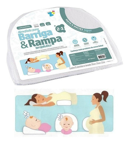 Almohada Para Vientre Embarazadas Y Anti Reflujo Para Bebés 0