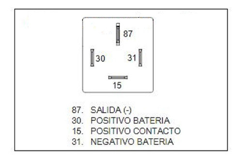 Temporizador Alza Cristales Ford Vw 12v 4 Terminales 1