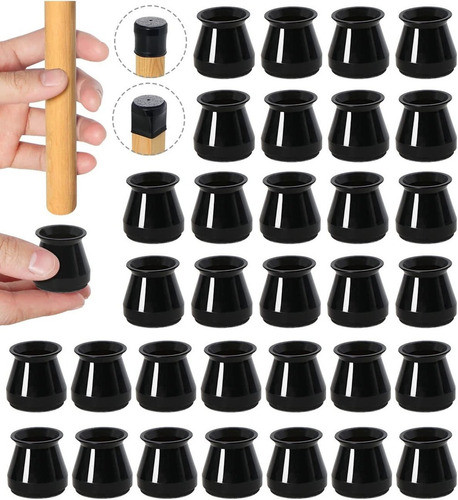 Regaton De Silicona Para Sillas 32 Pcs - Size S - 1-1.5-n 0