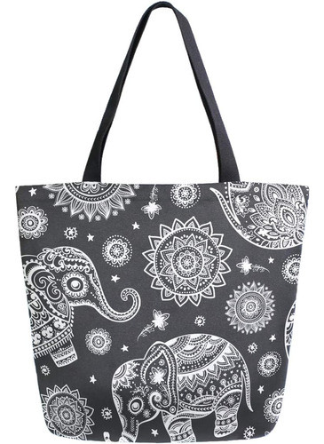 Bolsa De Canvas Grande Con Asa Reutilizable Para Varios Usos 0