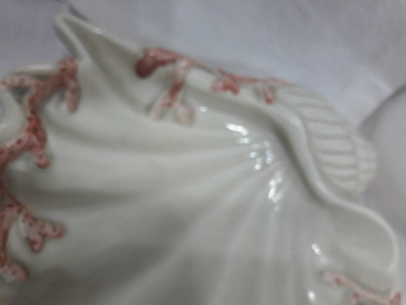 Porcelana Fitz And Floyd Caracol De Mar Centro Jabonera 1