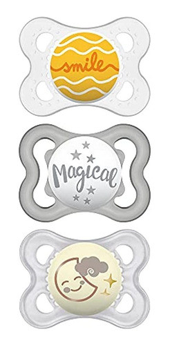 Chupetes Mam 0-6 Meses (1 Original, 1 Aire + 1 Noche), Mejor 0