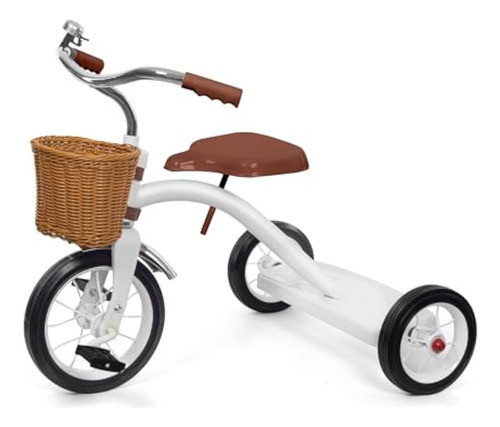 Kriddo Triciclo Clásico De Metal Para Niños De 2 A 0