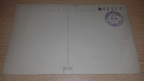 Antigua Foto Postal Niña Con Canasto De Flores Decada Del 20 1