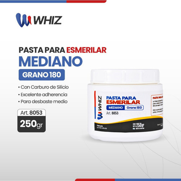 Pasta De Esmerilar Mediana - Grano 180 - Pote X 250 Gr 1