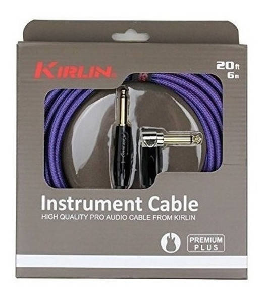 Kirlin Cable De Instrumento De Ángulo Llano A Ángulo Recto, 1 Kirlin Cable De Instrumento De Ángulo Llano A Ángulo Recto, 1