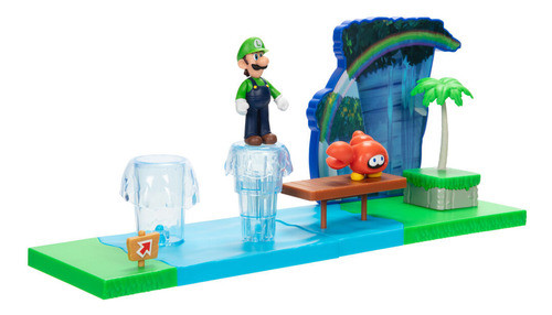 Super mario playset 35cm juego sparkling waters 0