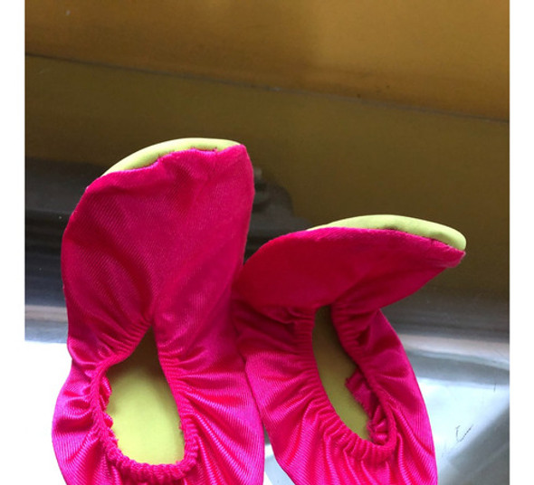 Badana Fluo Balerinas,pantuflas Para Eventos 22cm 1