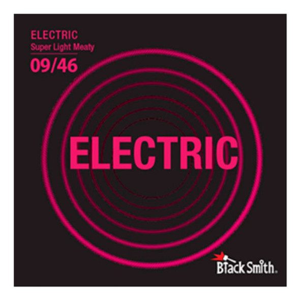 Cuerdas Guitarra Electrica 09-46 Hibridas Blacksmith Nw0946 0