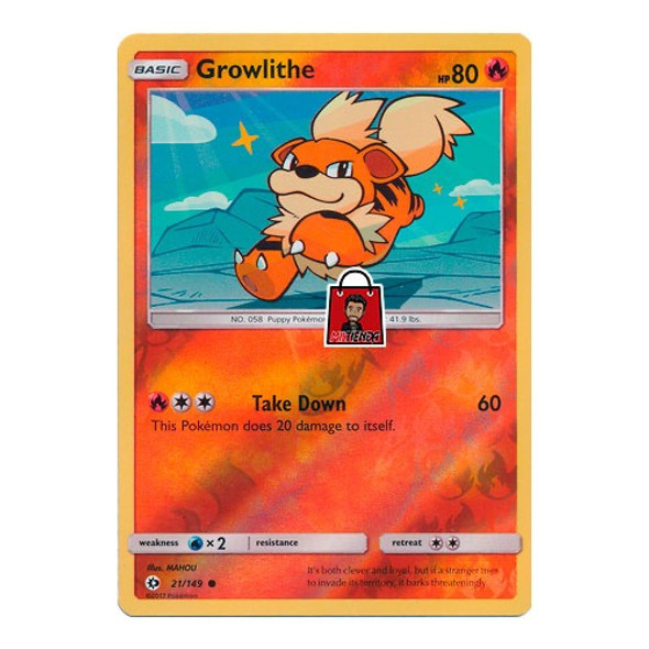 Carta Pokemon Tcg Growlithe Reverse Holo Foil Miltienda 0 Carta Pokemon Tcg Growlithe Reverse Holo Foil Miltienda 0
