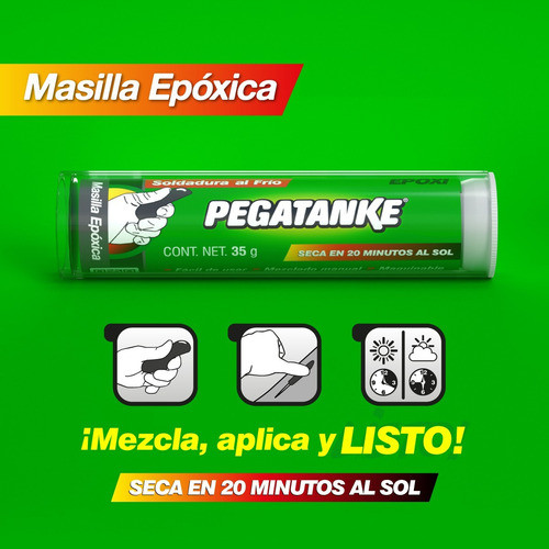 Masilla Epoxica Pegatanke Soldadura En Frio 35gr 1