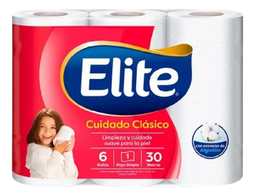 Pack Papel Higiénico Elite Clásico 6x30m - X10u -servint 0