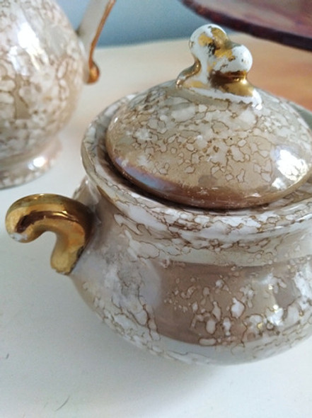 Tetera Y Azucarera Porcelana 1