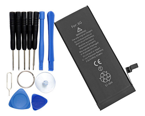 Bateria + Set Kit 11 Herramientas Para Iph 6 / 6g / A1549 0