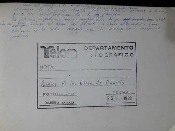 Antigua Fotografia Traslado Restos De Cr. Onassis. Telan. 1