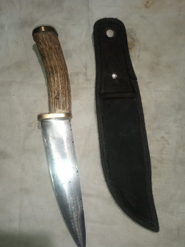 Cuchillo Artesanal Antiguo Tipo Monte Usado 1