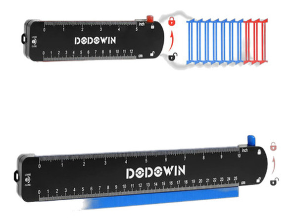 Calibrador De Contorno Dodowin Para Carpintería, 2 Piezas 0