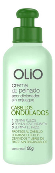Crema Para Peinar Rulos Ondulados Sin Enjuague Olio 160g X6 1