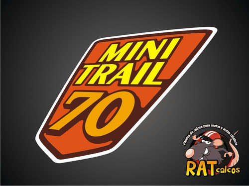 Calcos Moto Honda Dax / Mini Trail 70 / Kit De 2 Calcos 0