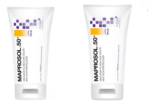 Lda Protector Emulsion Facial Color Maprosol 50 X 2 Unidades 0