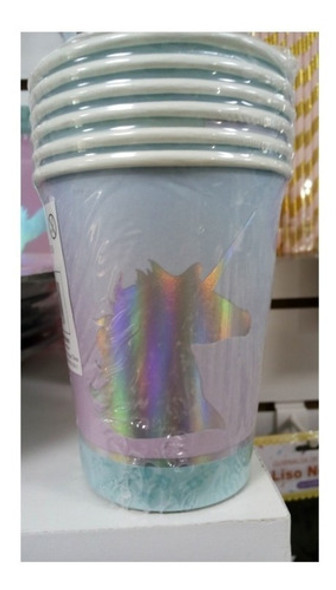 Vasos Polipapel Unicornio X6unid  Fiesta Color Michaels C 1