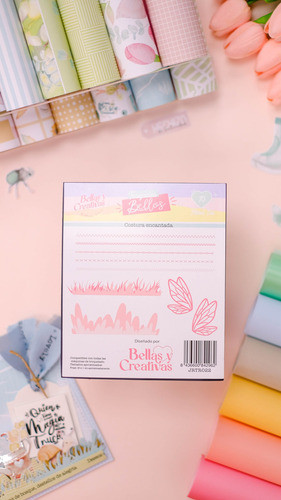 Scrapbooking Set De 10 Troqueles - Costura - Encantada 1