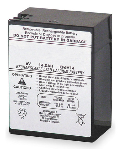 Lithonia Lighting Elb 0614 - Batera De Repuesto De Emergenci 0