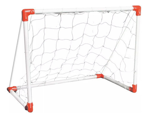 Arco Futbol Metalico Grande 160x120x70cm Mi Cielo Azul 0