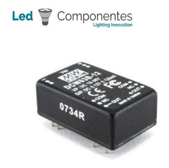 Conversor Dc/dc Ent: 18-36v Sal: +12v -12v 125ma 1