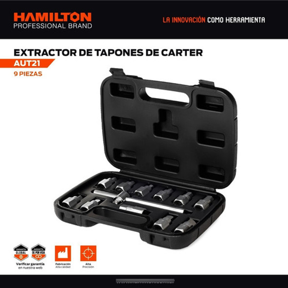 Kit Extractor Tapones Carter 12 Pcs Hamilton Maletin Aut21 1