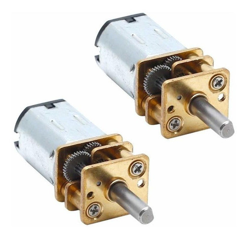 Augiimor 2pcs Dc 6v 60rpm Speed Reduction Motor N20 3mm Shaf 0