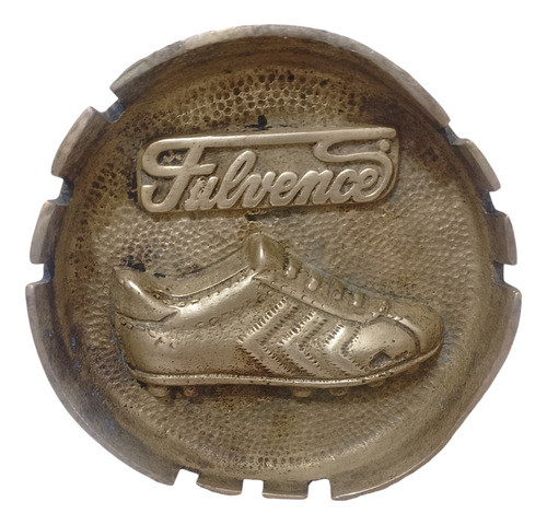 Antiguo Cenicero De Bronce Fulvence 0