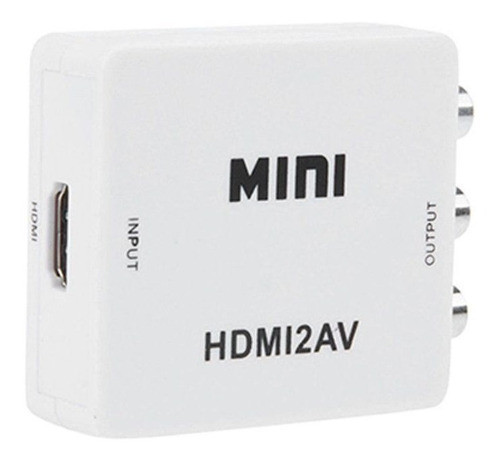 Conversor Adaptador Convertidor Hdmi A Rca Av Audio Video 0