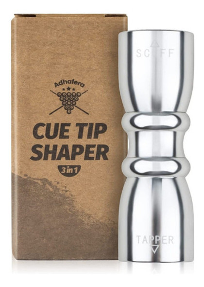 Moldeador De Punta Para Taco De Billar - Plateado 0