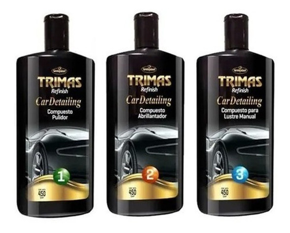 Trimas Refinish 3 Pasos C Compuesto Lustre Manual X450cm3 1
