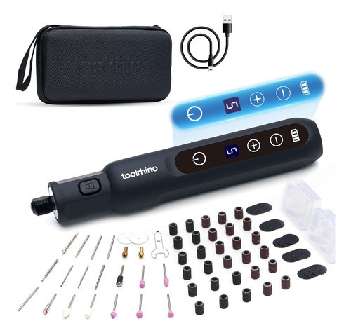 Kit Para Tallado De Madera Con 5 Velocidades Y 62 Accesorios 0