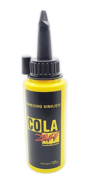 Adhesivo Vinilico /cola Vinilica Zaff 125 Gr Con Dosificador 0